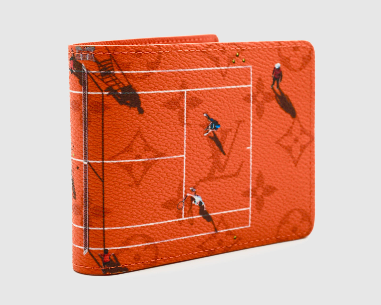 Louis Vuitton Brick Red Tennis Slender Wallet