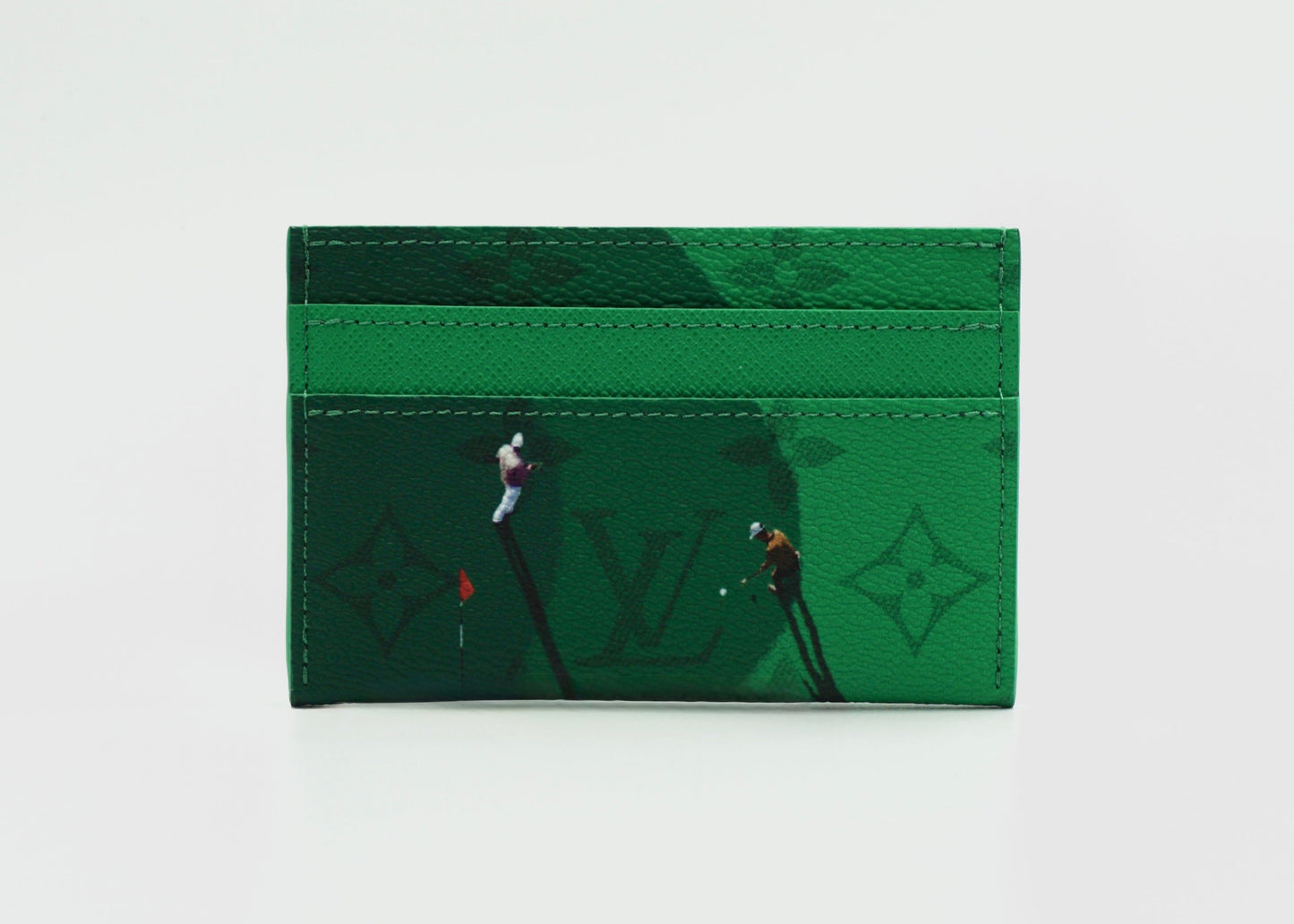 Louis Vuitton Golf Green Double Card Holder