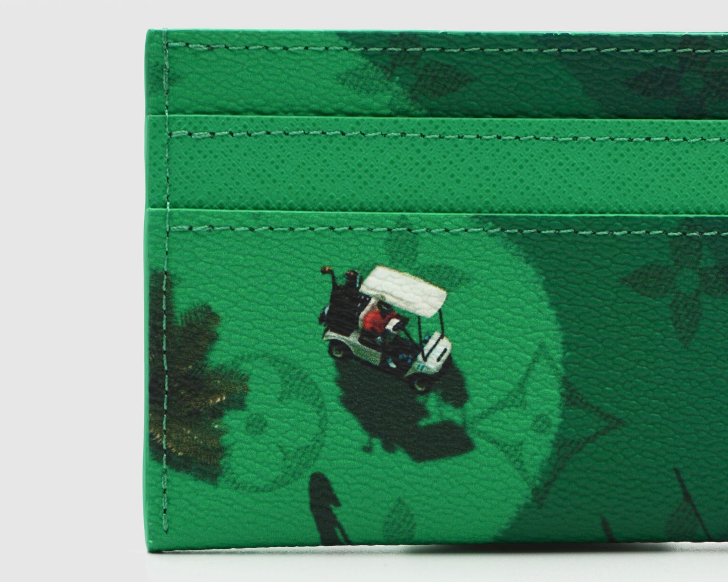 Louis Vuitton Golf Green Double Card Holder