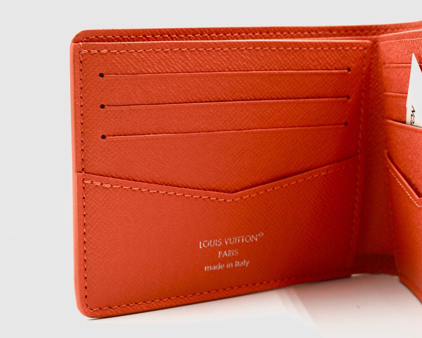 Louis Vuitton Brick Red Tennis Slender Wallet