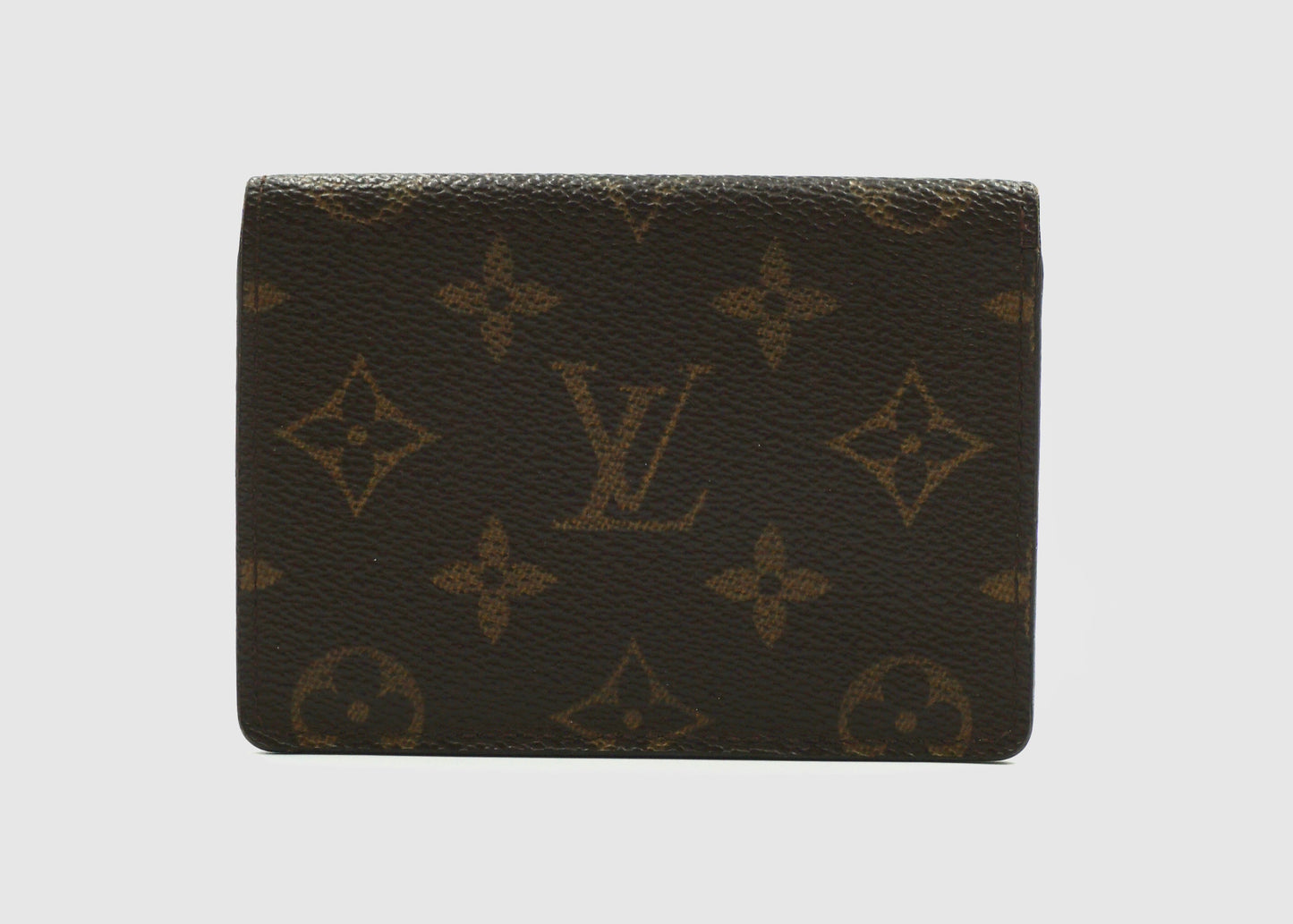 Louis Vuitton Brown Monogram Card Pass Holder Wallet