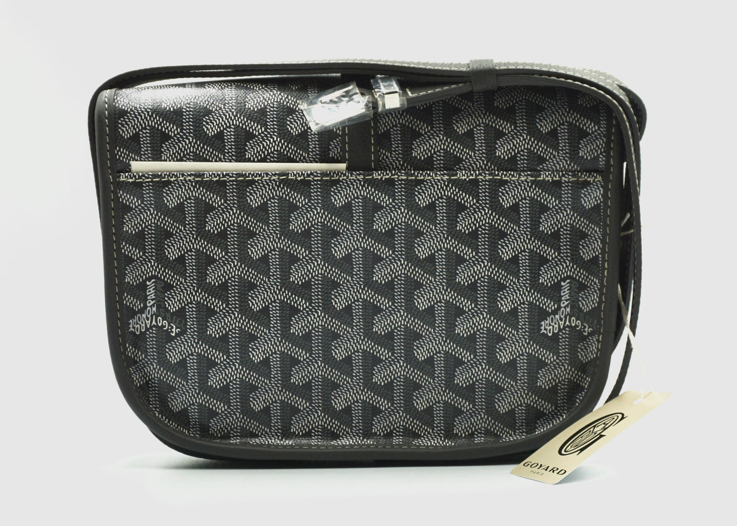 Goyard Belvedere PM Messenger Bag Grey