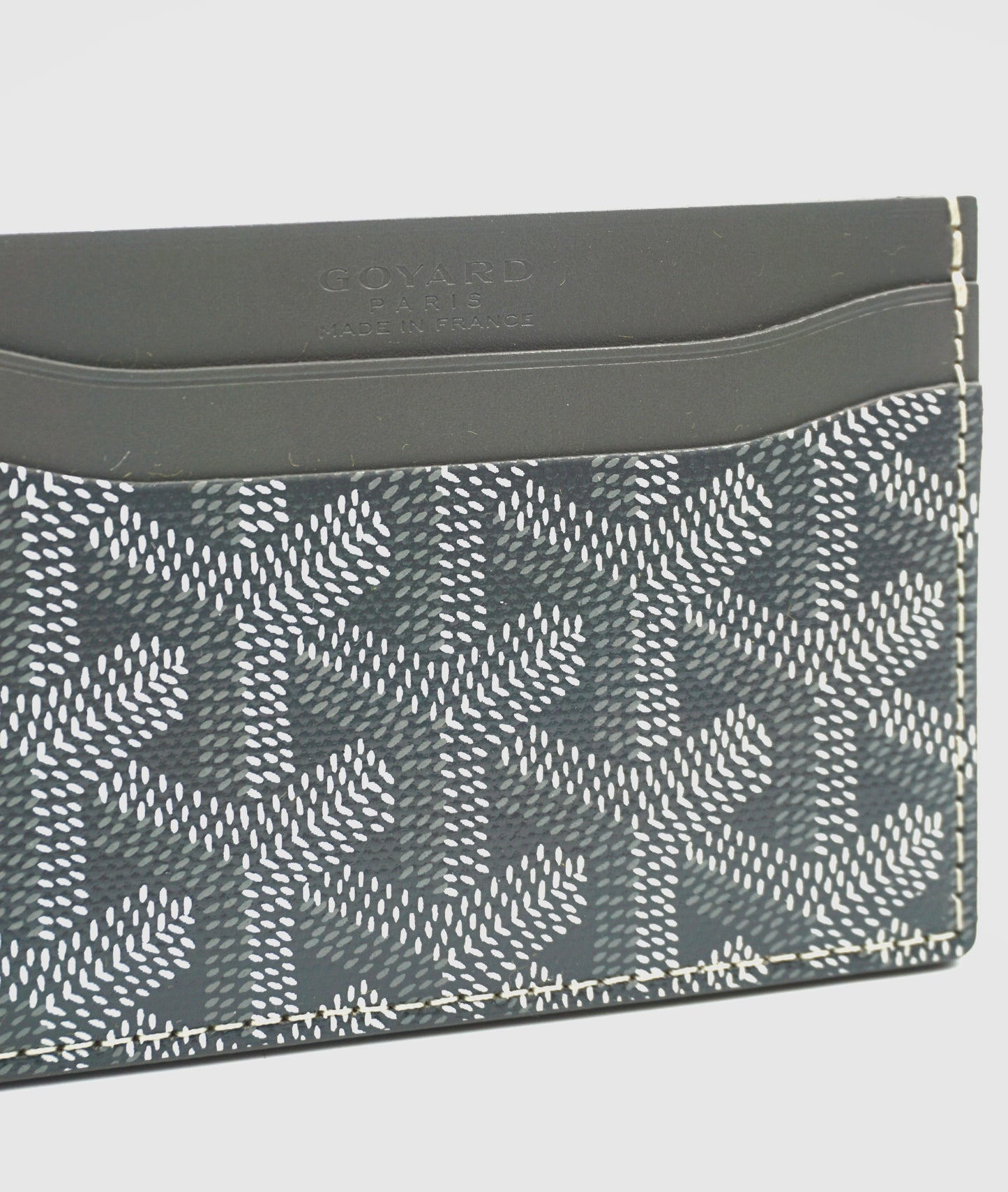 Goyard Saint Sulpice Card Holder Wallet 'Grey