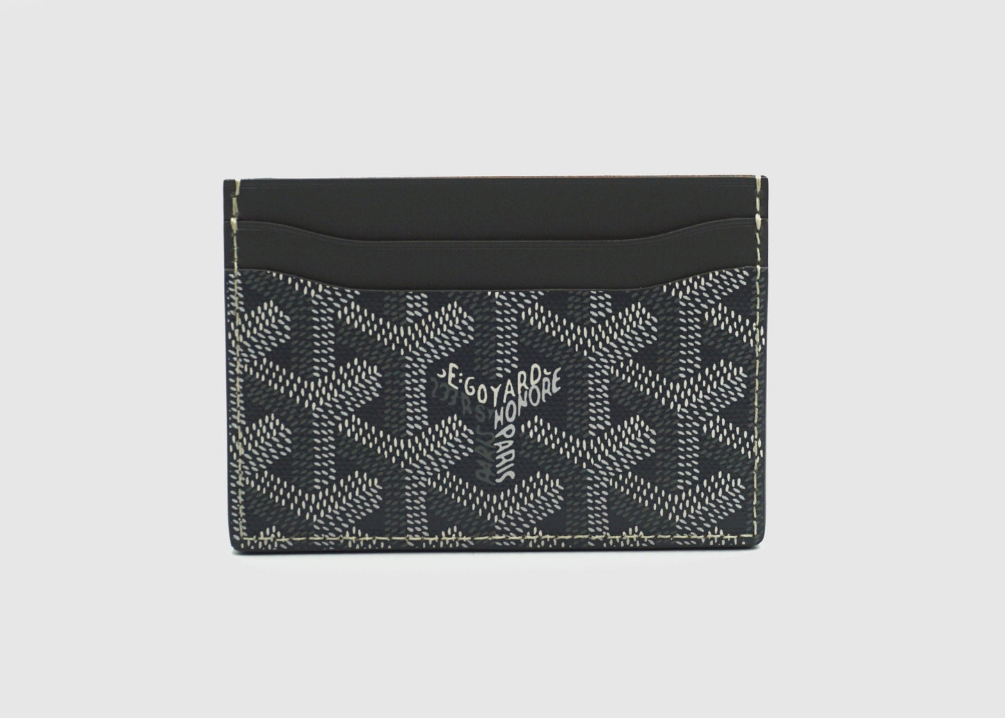 Goyard Saint Sulpice Card Holder Wallet 'Grey