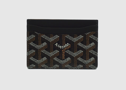Goyard Saint Sulpice Card Holder Wallet 'Black'