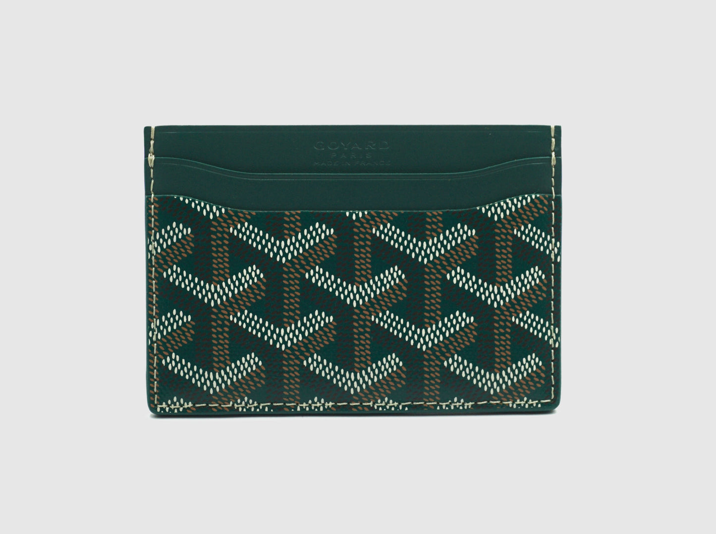 Goyard Saint Sulpice Card Holder Wallet 'Green"