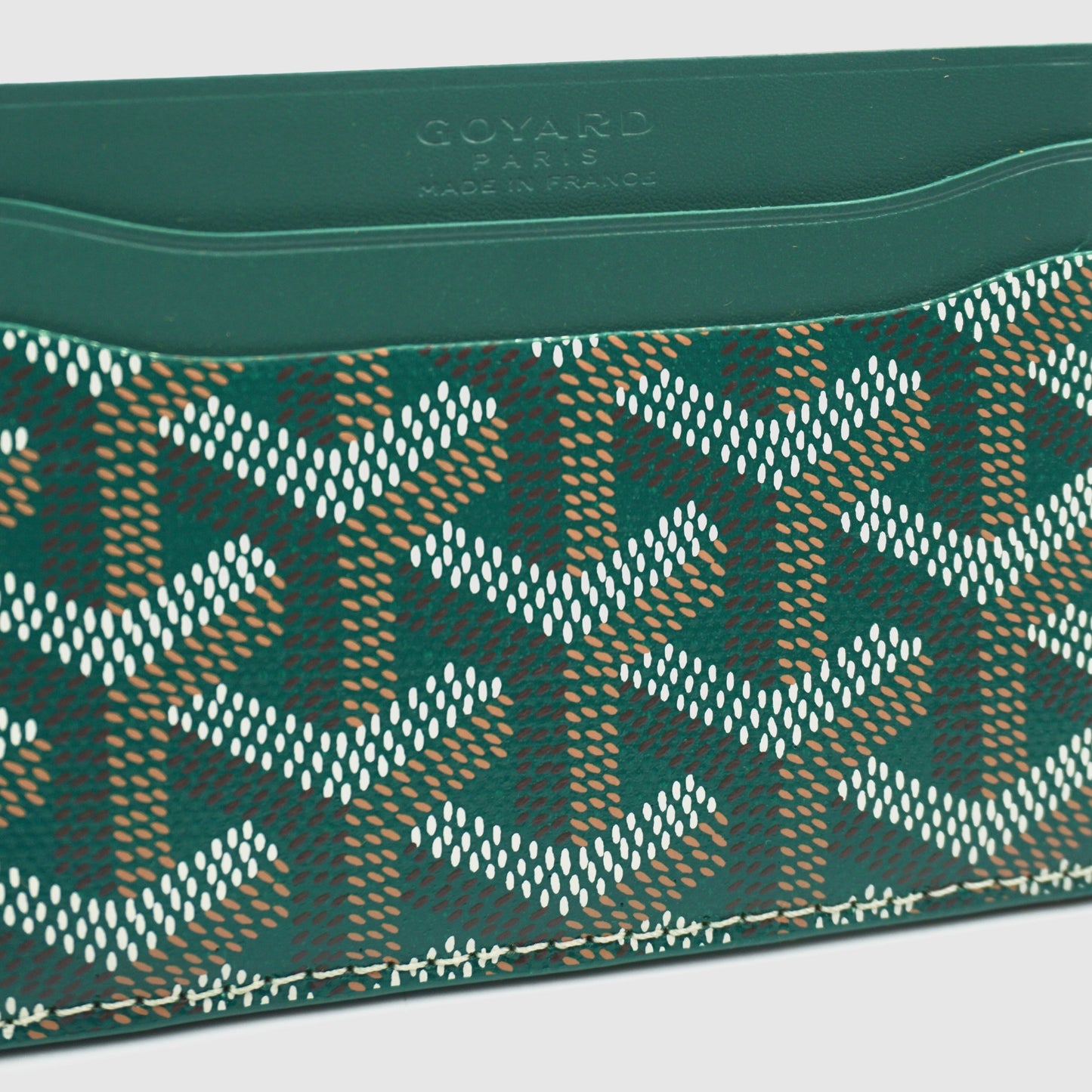 Goyard Saint Sulpice Card Holder Wallet 'Green"