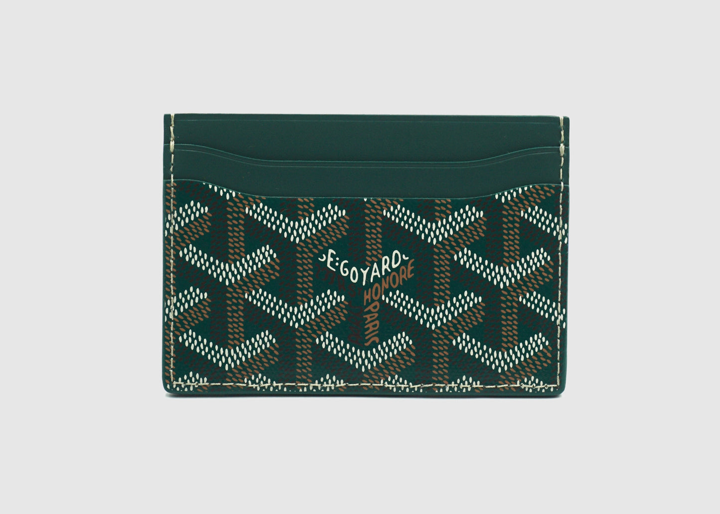 Goyard Saint Sulpice Card Holder Wallet 'Green"