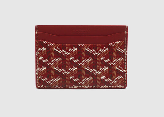 Goyard Saint Sulpice Card Holder Wallet 'Red'