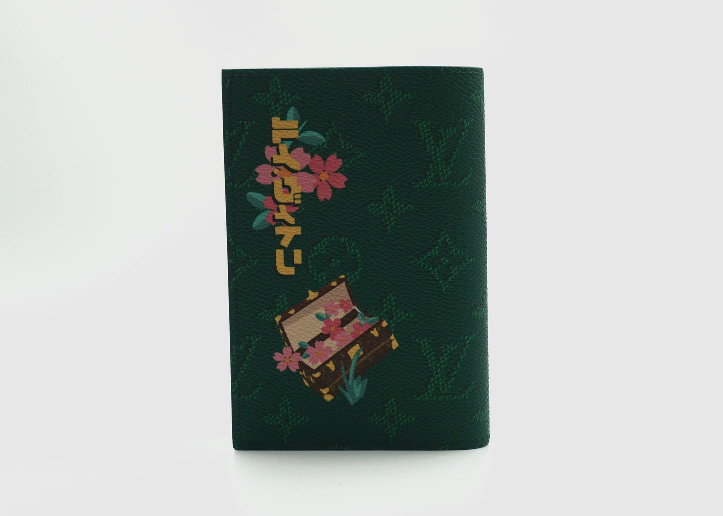Louis Vuitton X Nigo Passport Cover Green
