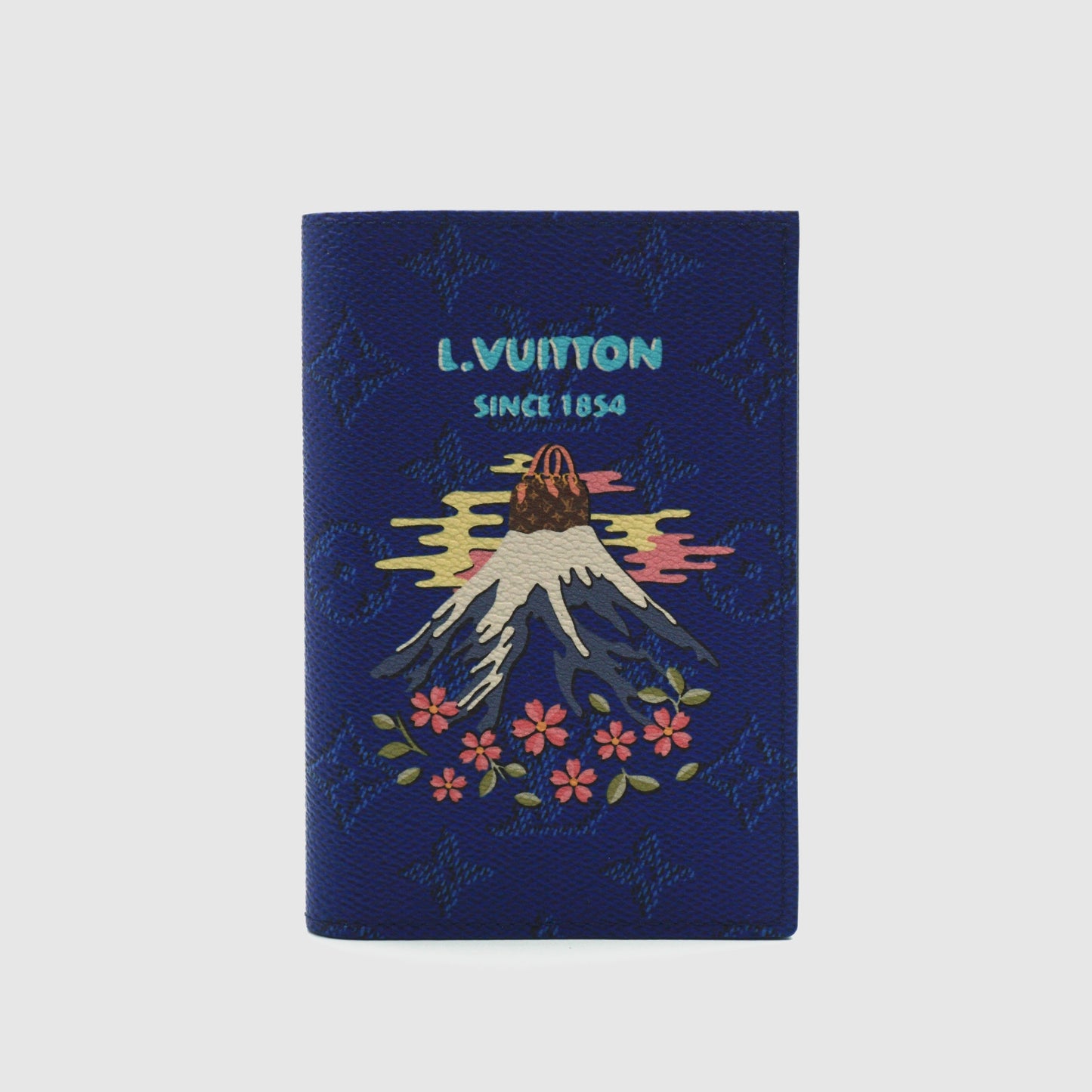 Louis Vuitton X Nigo Passport Cover Blue