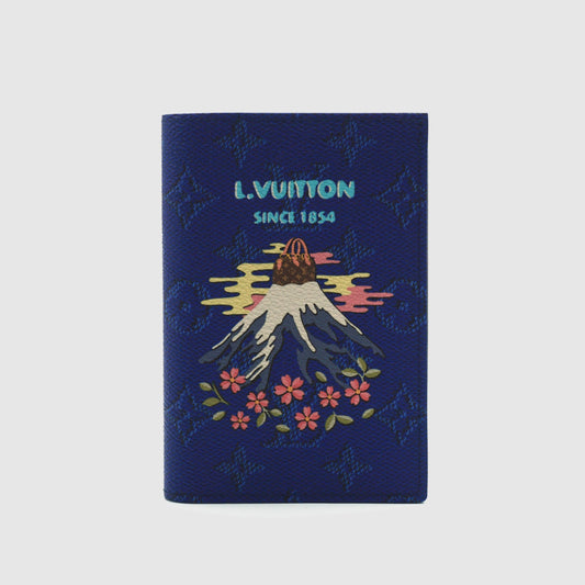 Louis Vuitton X Nigo Passport Cover Blue
