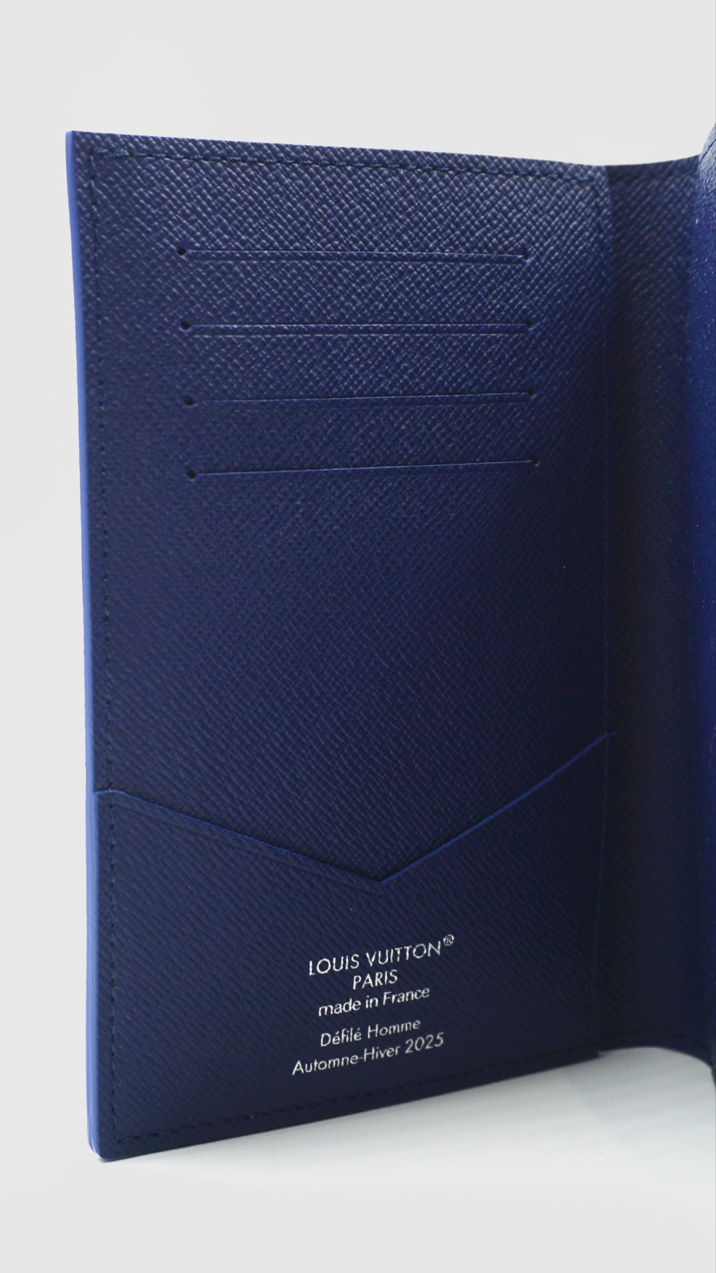 Louis Vuitton X Nigo Passport Cover Blue
