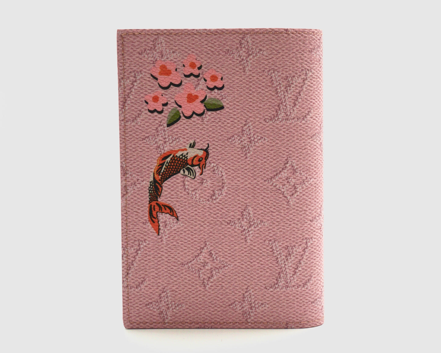 Louis Vuitton X Nigo Passport Cover Pink