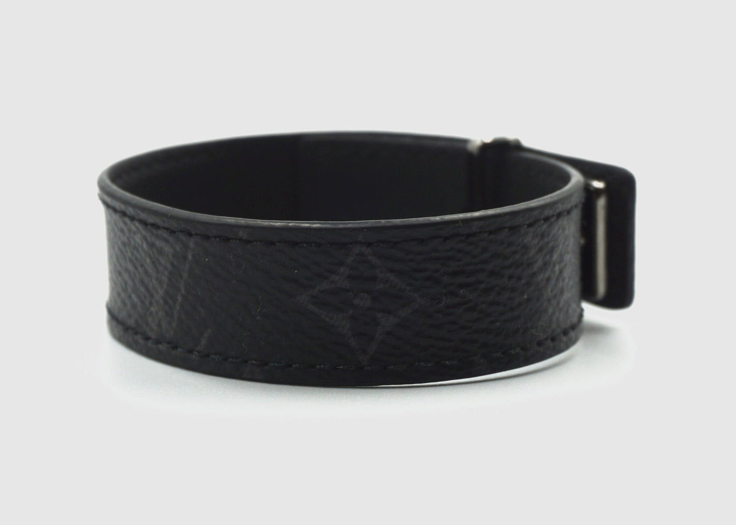 Louis Vuitton Slim Monogram Eclipse Mens Bracelet