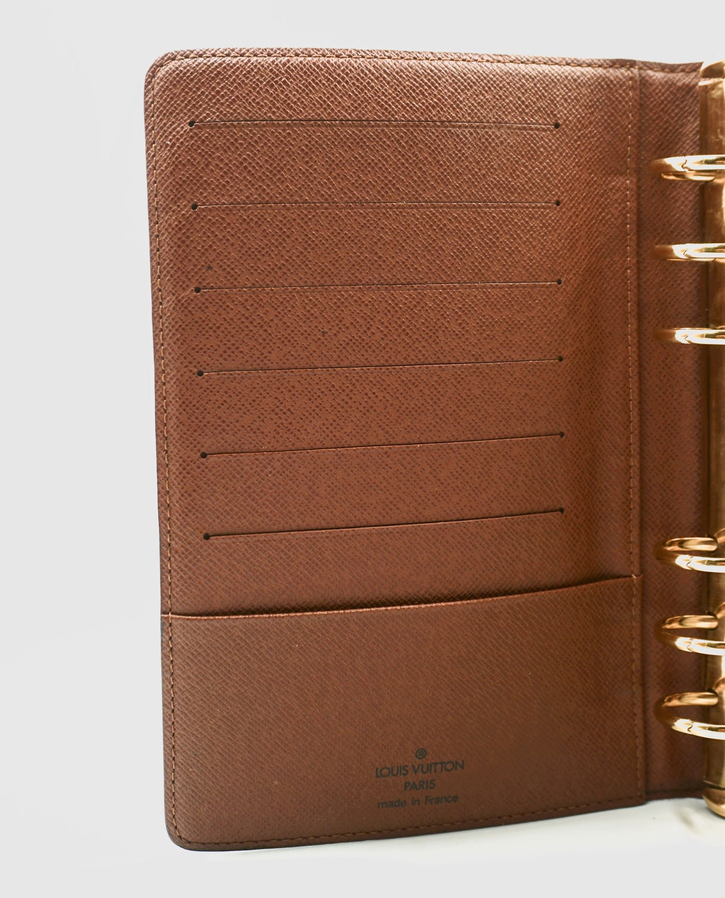 Louis Vuitton Brown Monogram Medium Ring Agenda