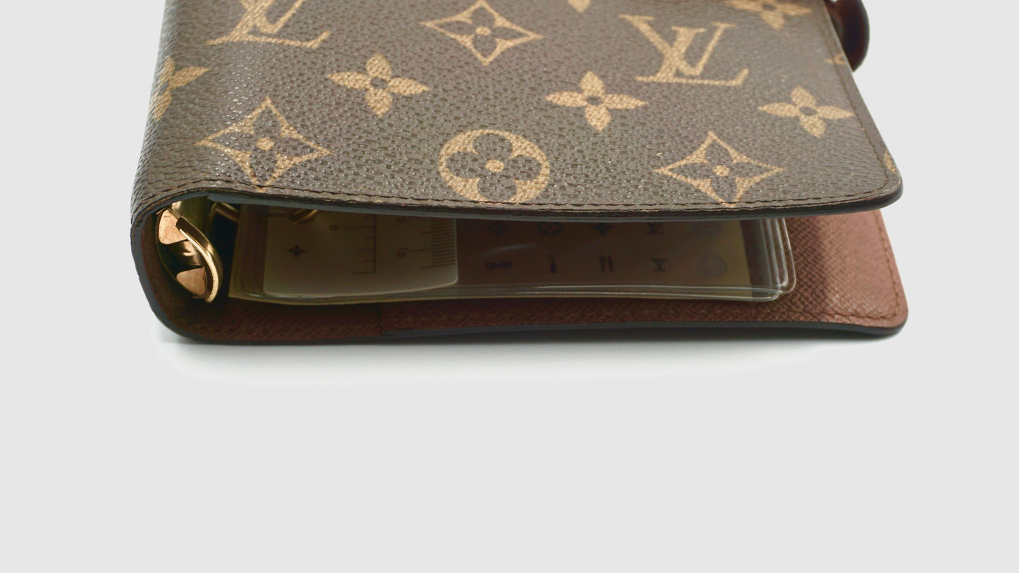 Louis Vuitton Brown Monogram Medium Ring Agenda
