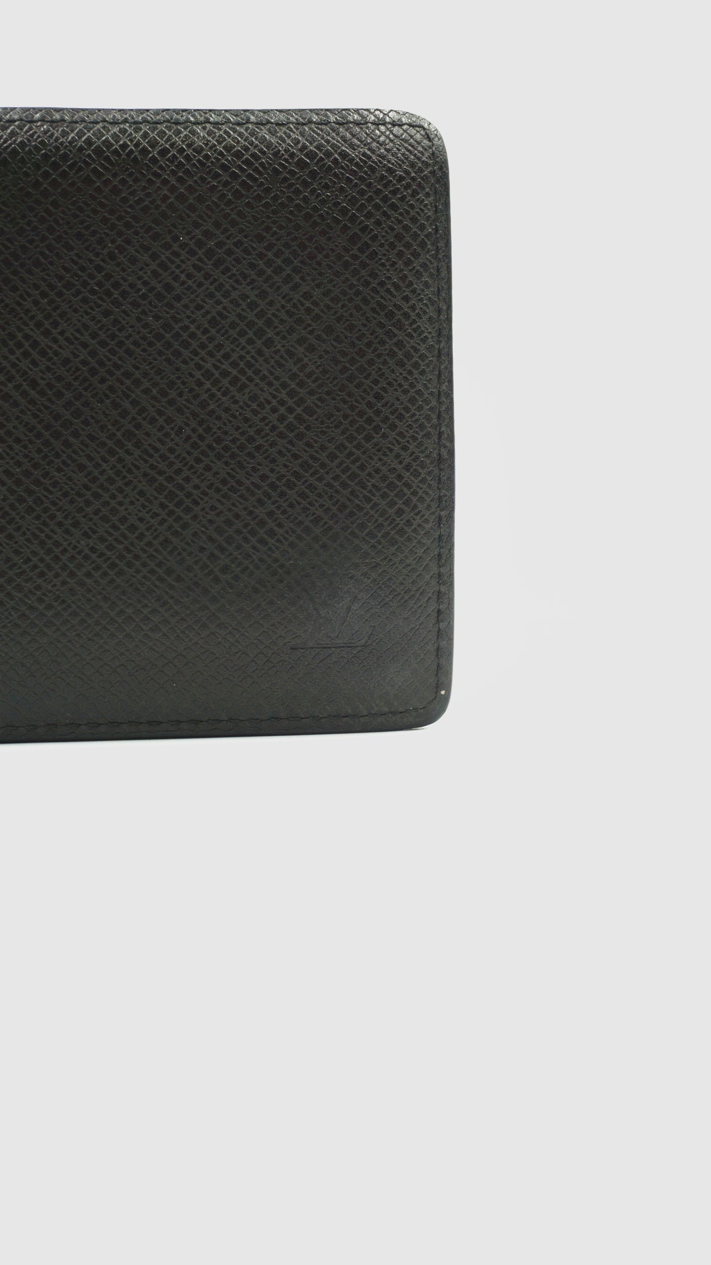 Louis Vuitton Black Taiga Multiple Wallet