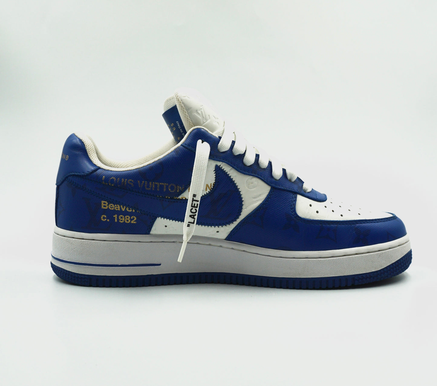 Louis Vuitton X Nike Air Force 1 Low by Virgil Abloh 'Royal Blue White'