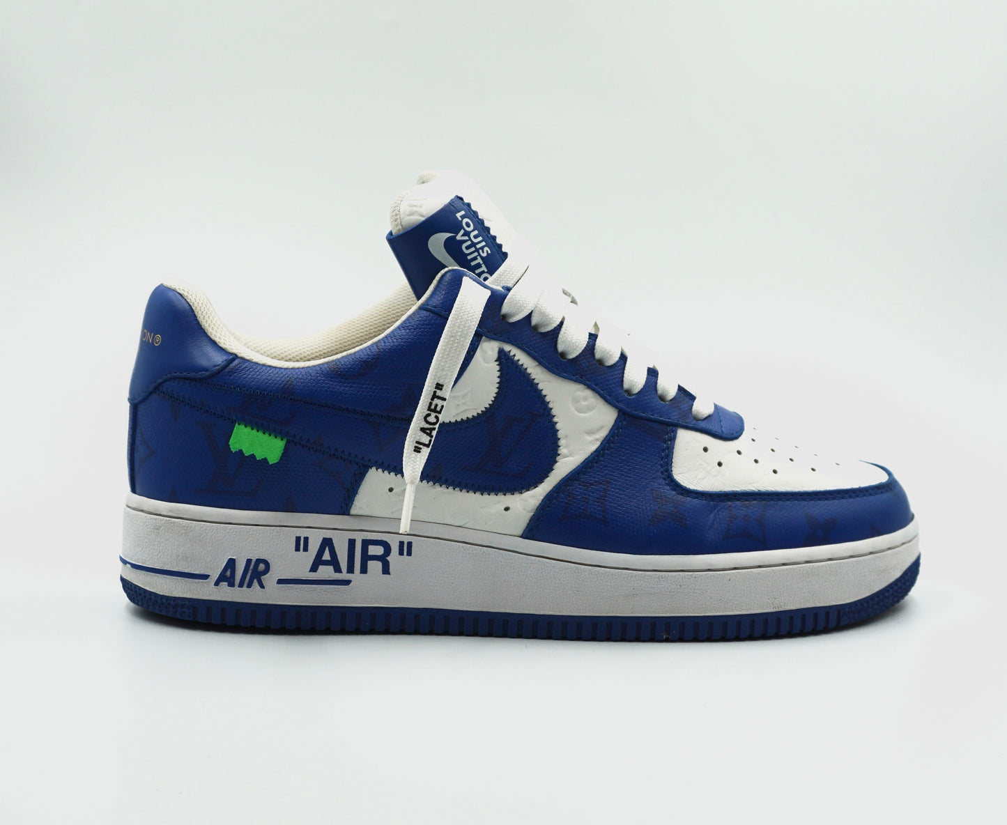 Louis Vuitton X Nike Air Force 1 Low by Virgil Abloh 'Royal Blue White'